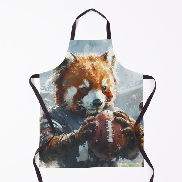 Item preview, Focused Red Panda as an American Football Player designed and sold by Sp3ctrumOfColor.