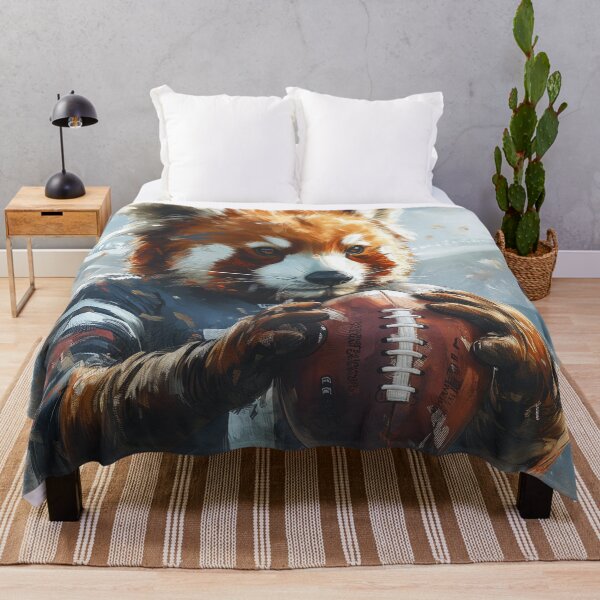 Item preview, Focused Red Panda as an American Football Player designed and sold by Sp3ctrumOfColor.