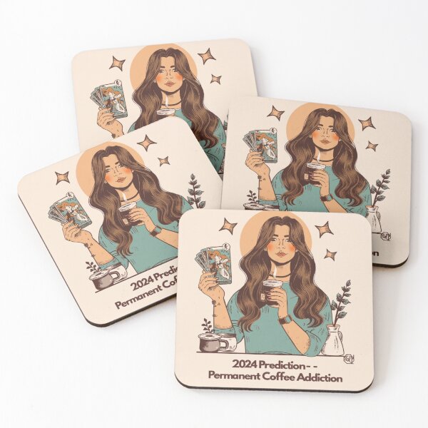 Item preview, 2024 Prediction- Permanent Coffee Addiction designed and sold by GodGoddess.