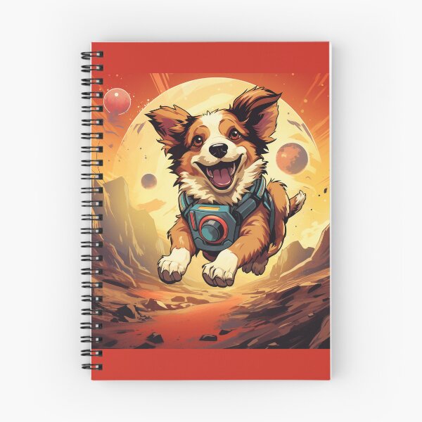 Item preview, Mars Space Dog Stickers Galactic Wonders Vibrant Space and Planet Sticker Collection Mia designed and sold by UncleFizziwigs.