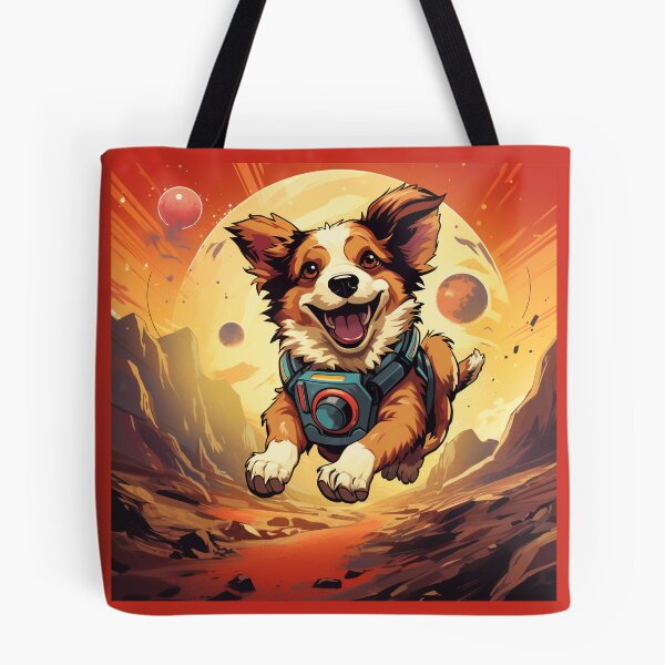 Item preview, Mars Space Dog Stickers Galactic Wonders Vibrant Space and Planet Sticker Collection Mia designed and sold by UncleFizziwigs.