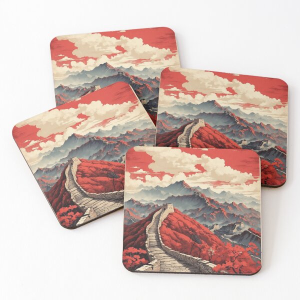 Item preview, Great Wall Of China Vintage Poster Tourism  designed and sold by TravelersGems.