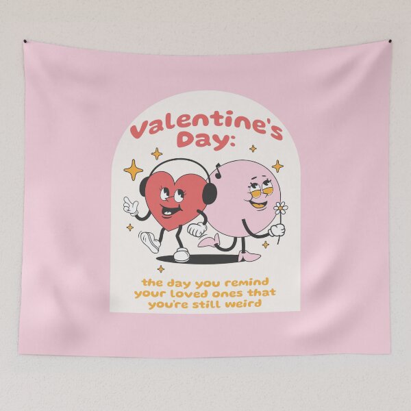 Item preview, Retro Valentine's Day for the Weirdos designed and sold by Trish Dish.