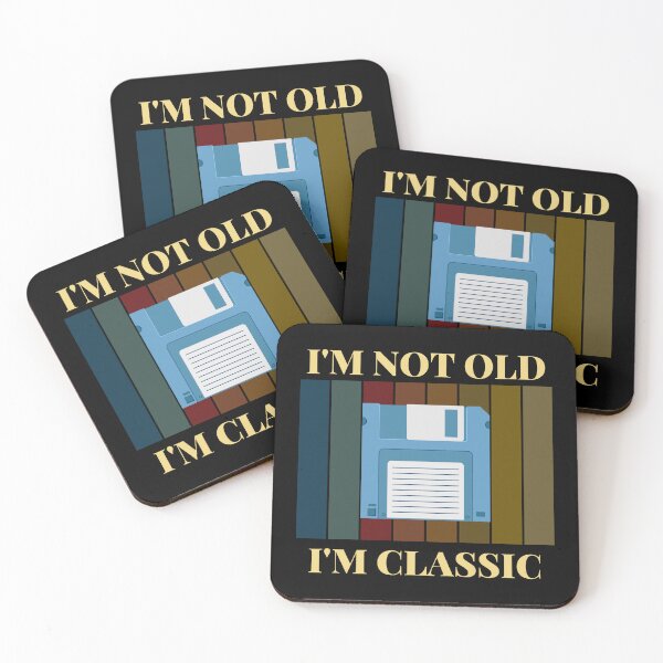 Item preview, I'm not old, I'm vintage, Floppy Disk 1.4" designed and sold by Reichcorp.