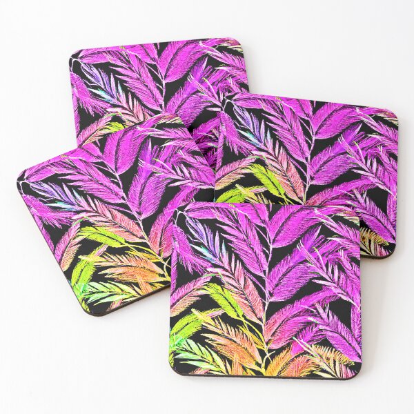 Item preview, Colorful Neon Foliage: Artful Charm designed and sold by Health And Fitness Posts e-Store.