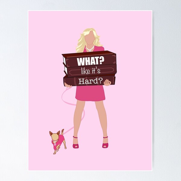 Item preview, Legally Blonde Broadway Poster designed and sold by Mia Rosé.
