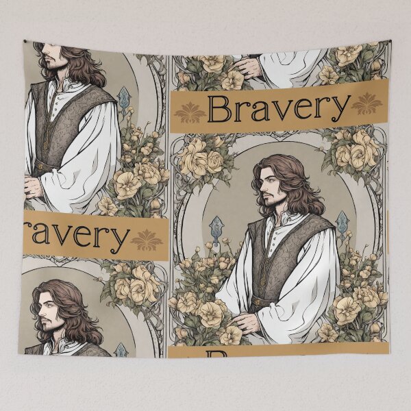 Item preview, Handsome Prince Bravery With Flowers Tarot Design designed and sold by EarthArtDesigns.
