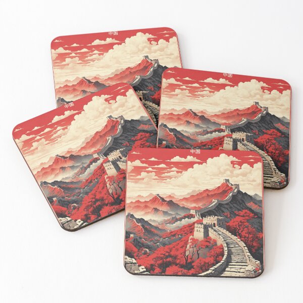 Item preview, Great Wall Of China Vintage Poster Tourism 1 designed and sold by TravelersGems.