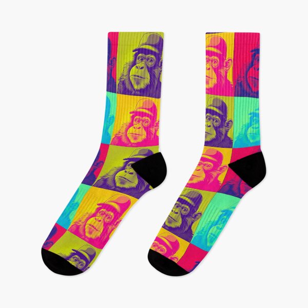 Item preview, Cool monkey colorful pop art pattern. Psychedelic hipster. designed and sold by Unitepeople.