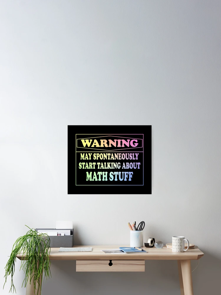 Thumbnail 2 of 3, Poster, Cool Math designed and sold by ScienceCorner.