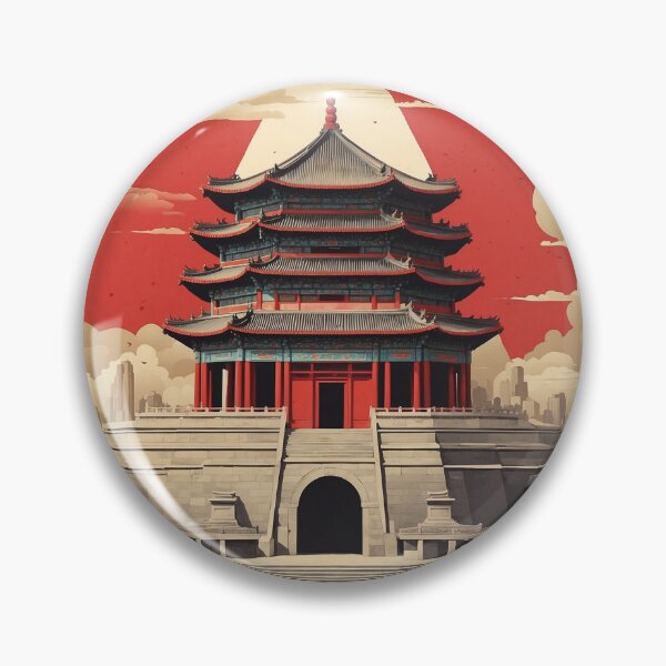 Artikelvorschau, Das Mausoleum des Lichts China Vintage Poster Tourismus entworfen und verkauft von TravelersGems.