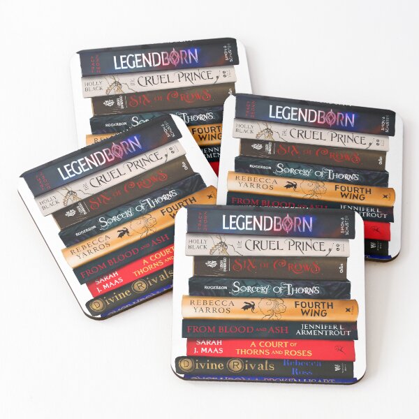 Item preview, Fantasy Book Stack Booktok YA Fantasy/Romantasy designed and sold by Hanneliza.