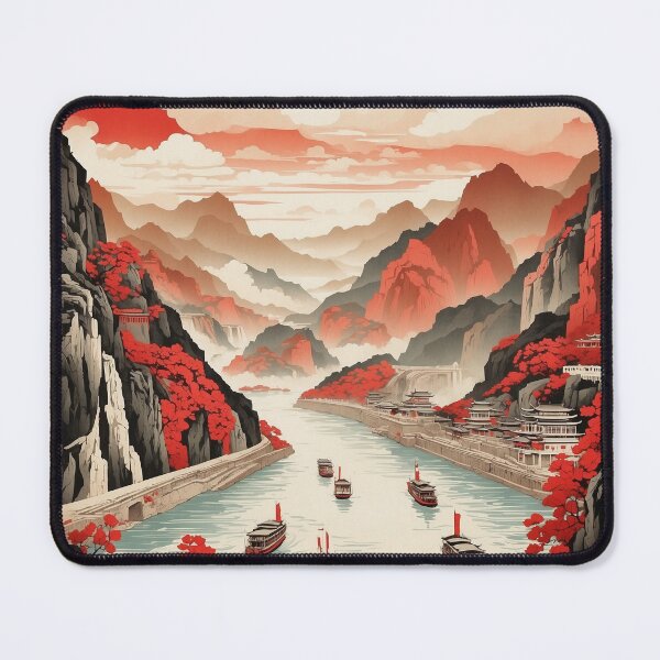 Item preview, The Yangtze River China Vintage Poster Tourism designed and sold by TravelersGems.