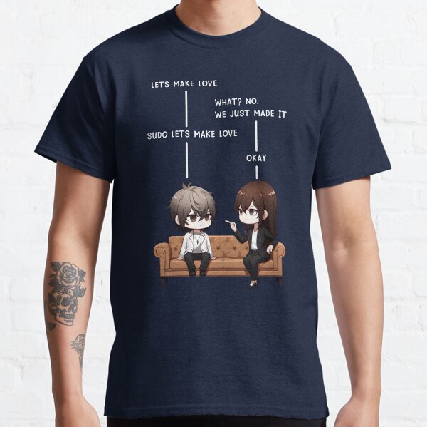 Item preview, Sudo Let's Make Love - Boyfriend and Girlfriend version designed and sold by CutePlanetEarth.