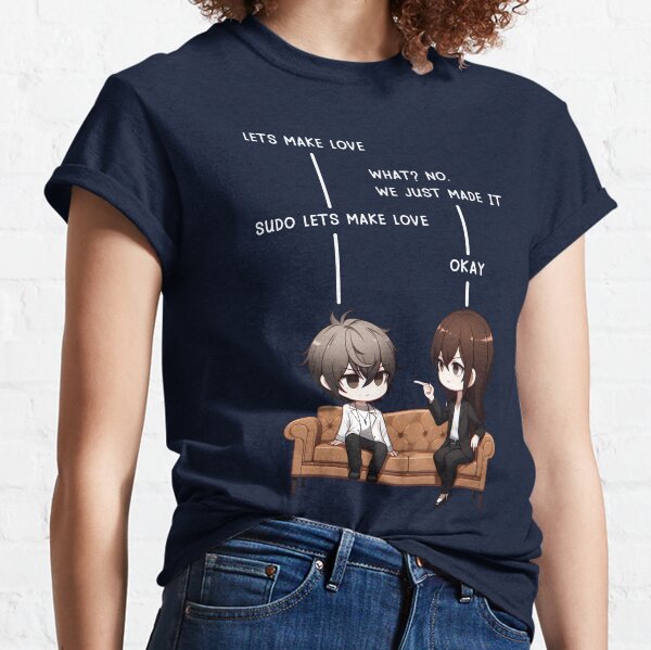 Item preview, Sudo Let's Make Love - Boyfriend and Girlfriend version designed and sold by CutePlanetEarth.
