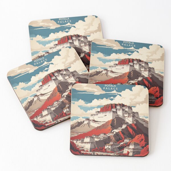 Item preview, Potala Palace China Vintage Poster Tourism  designed and sold by TravelersGems.