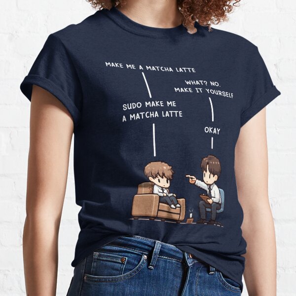 Item preview, Sudo Make Me a Matcha Latte - Son and Dad version designed and sold by CutePlanetEarth.