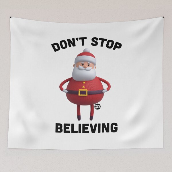 Item preview, DONT STOP BELIEVING SANTA TOY designed and sold by TODD GOLDMAN.