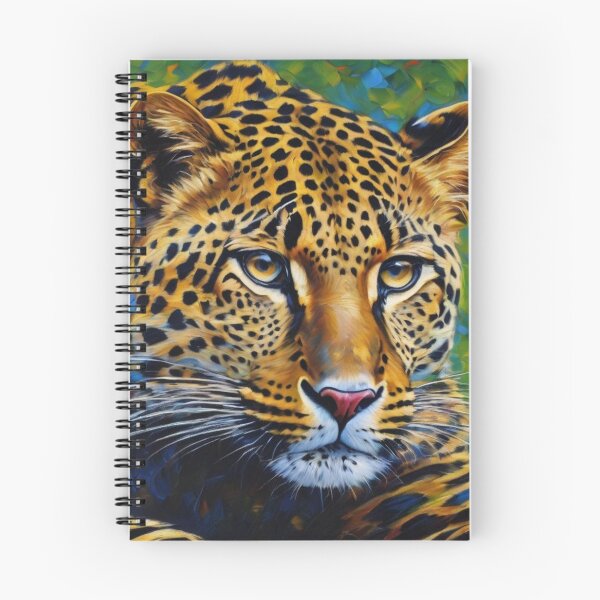 Item preview, Leapard on the hunt - Artistic digital painting designed and sold by shutterrudder.