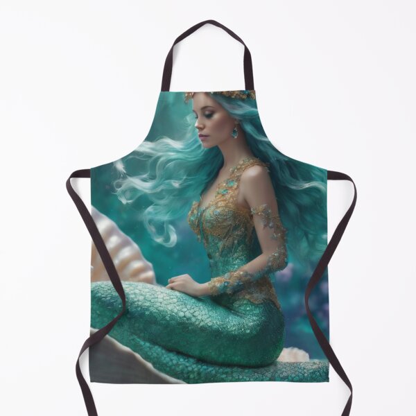 Item preview, Mermaid on a shell designed and sold by piscesmermaid.