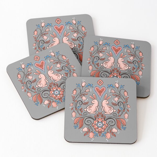 Item preview, Sweet, easter rabbits, and lilies of the valley designed and sold by Hennagirl.