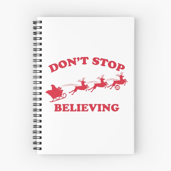 Item preview, DONT STOP BELIEVING SANTA designed and sold by TODD GOLDMAN.