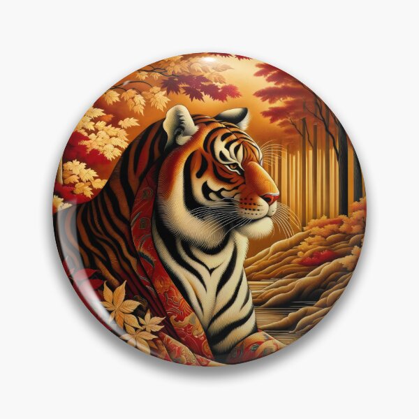 Item preview, Traditional Japanese Irezumi Tiger  designed and sold by Truck Stop One.
