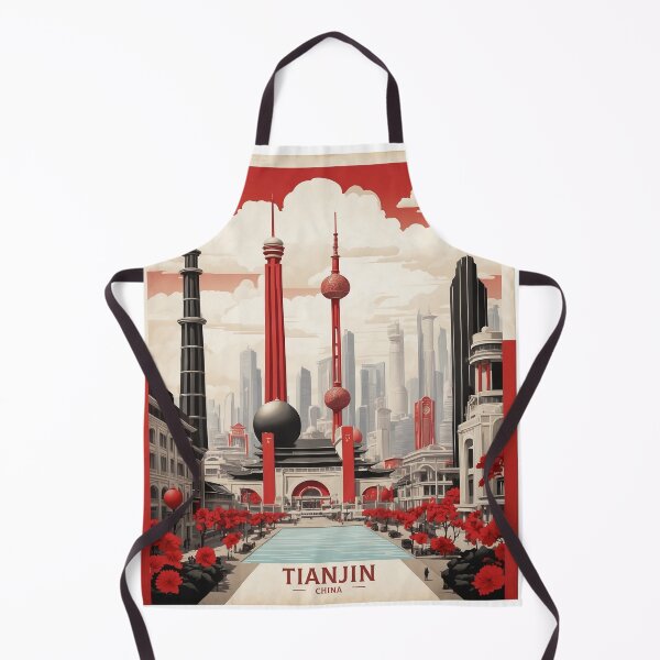 Item preview, Tianjin China Vintage Poster Tourism designed and sold by TravelersGems.