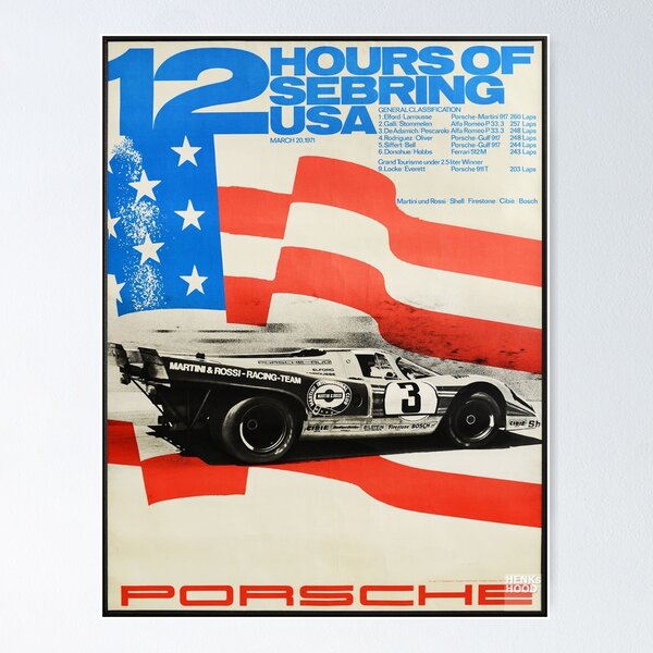 Artikel-Vorschau von 12 Hours of Sebring , designt und verkauft von Road To Track.