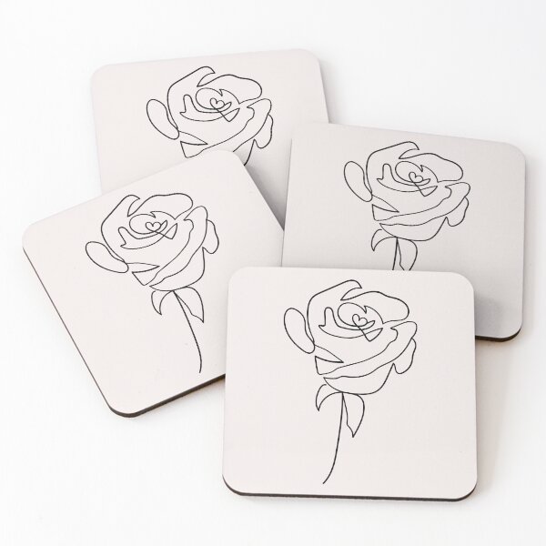 Item preview, Line flower illustration  designed and sold by asbno19.