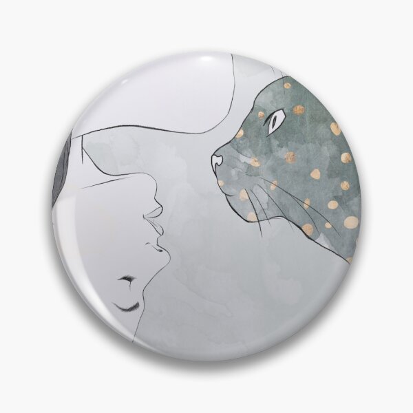 Item preview, "Serene Harmony: Woman and Cat Zen Painting" designed and sold by eliftirandaz.