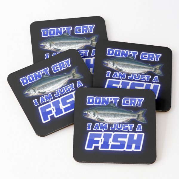 Item preview, Don't Cry I am Just a Fish. Freaks Song Parody. Fishing Bass Humor designed and sold by SillyMerchant.