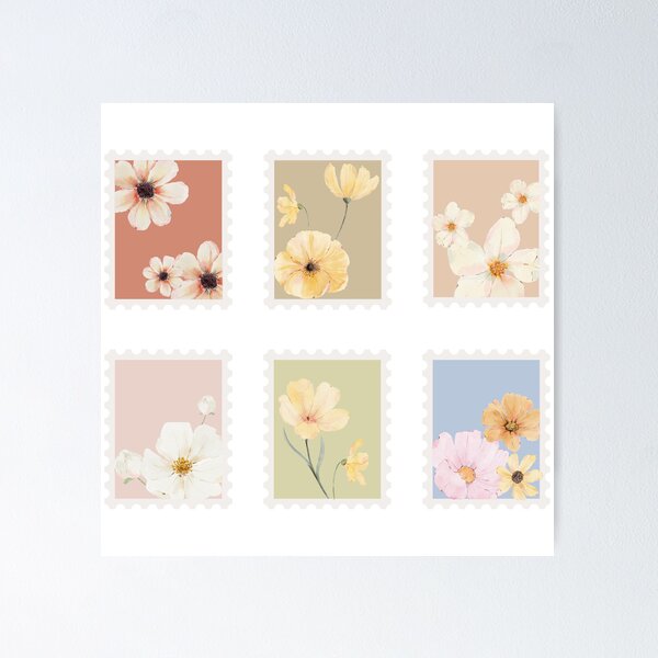 Item preview, Floral Garden Stamp Set 3 designed and sold by koodoodles.