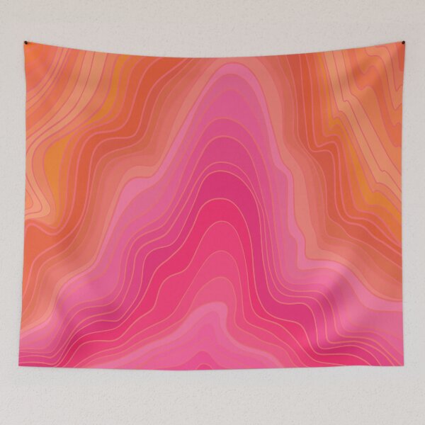 Item preview, Color Line Pink Peach Fuzz  designed and sold by Thalia Roman.