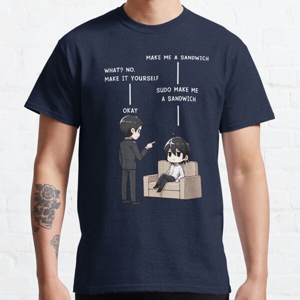Item preview, Sudo Make Me a Sandwich - Chibi version designed and sold by CutePlanetEarth.