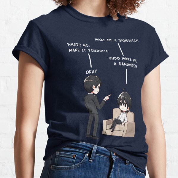 Item preview, Sudo Make Me a Sandwich - Chibi version designed and sold by CutePlanetEarth.