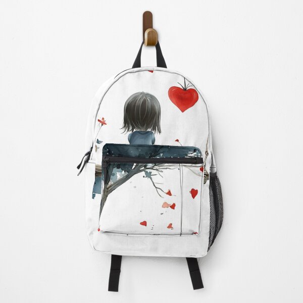 Item preview, The Blue Tree Girl - Love In Watercolor designed and sold by fluidwatercolor.