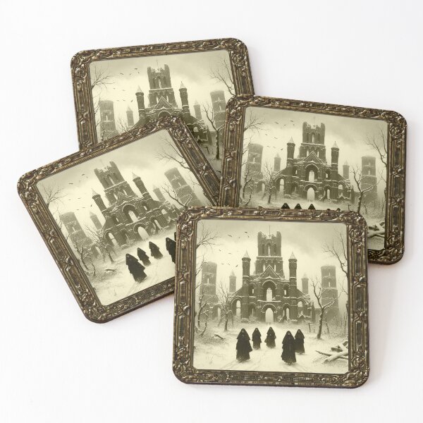 Item preview, nuns in the snow designed and sold by Foxlindesigns.