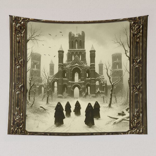 Item preview, nuns in the snow designed and sold by Foxlindesigns.