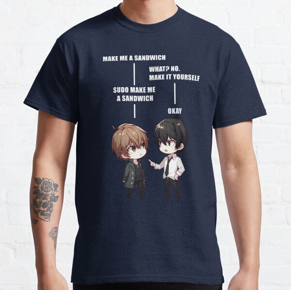 Item preview, Sudo Make Me a Sandwich - Hot Guys version designed and sold by CutePlanetEarth.