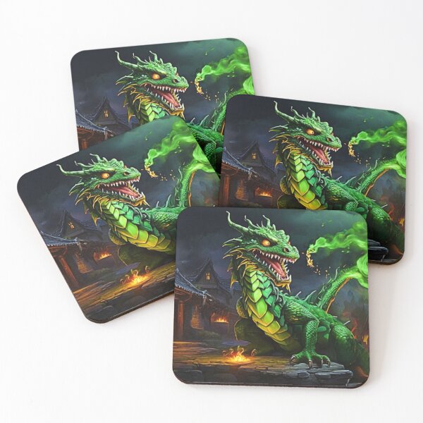 Item preview, Green dragon designed and sold by designJasmin.