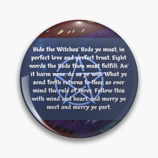 Item preview, Wiccan Rede - Red Dragon designed and sold by Michael Snell.