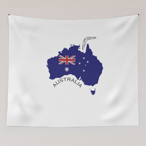 Item preview, australia day flag  designed and sold by EvelinZ.