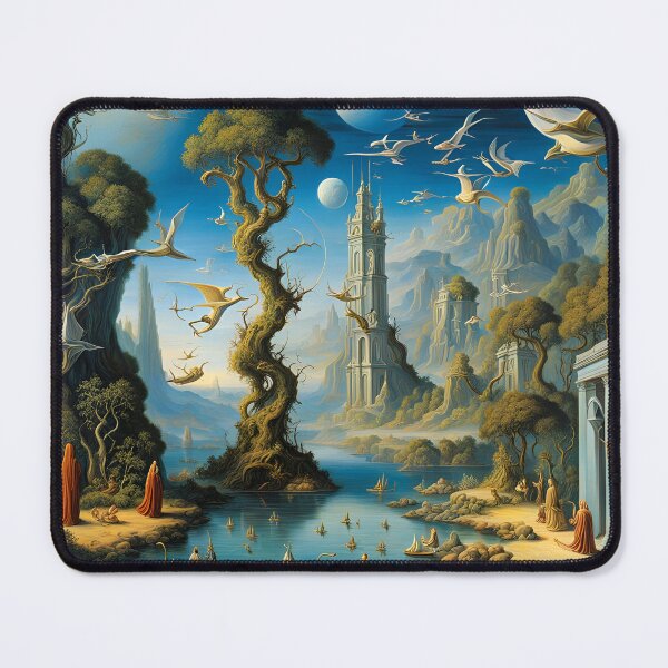 Item preview, A New World: Challenging Reality Surreal Art T-Shirt designed and sold by artmanikin.