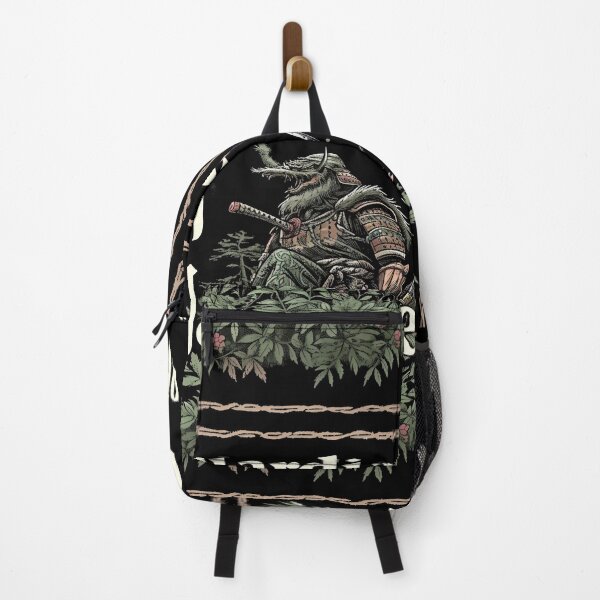 Item preview, Samurai Protector: The Floral Sentinel Emblem designed and sold by ShogunStyle.