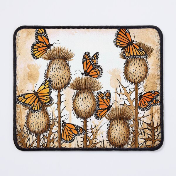 Item preview, Monarch Butterflies and Spear Thistles designed and sold by Vicky Pratt.