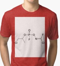 Novichok Nerve Agent - «Новичок» химическая формула Tri-blend T-Shirt