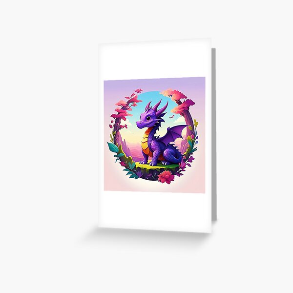 Item preview, Purple dragon splendor: evening atmosphere in the blooming desert designed and sold by Minpadesign.