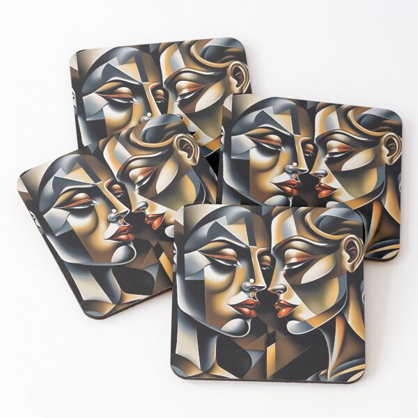 Item preview, Together, couple in cubist style designed and sold by Lord-Sixtus.