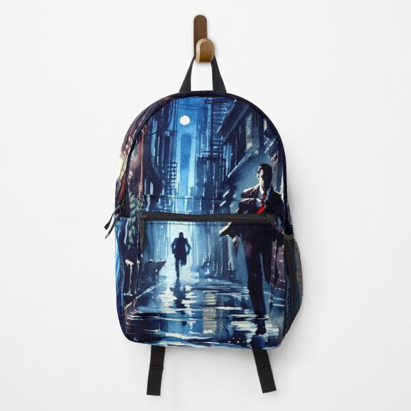 Item preview, Noir Vintage The Alleyway Chase [Watercolor] designed and sold by RESToRAPTOR.